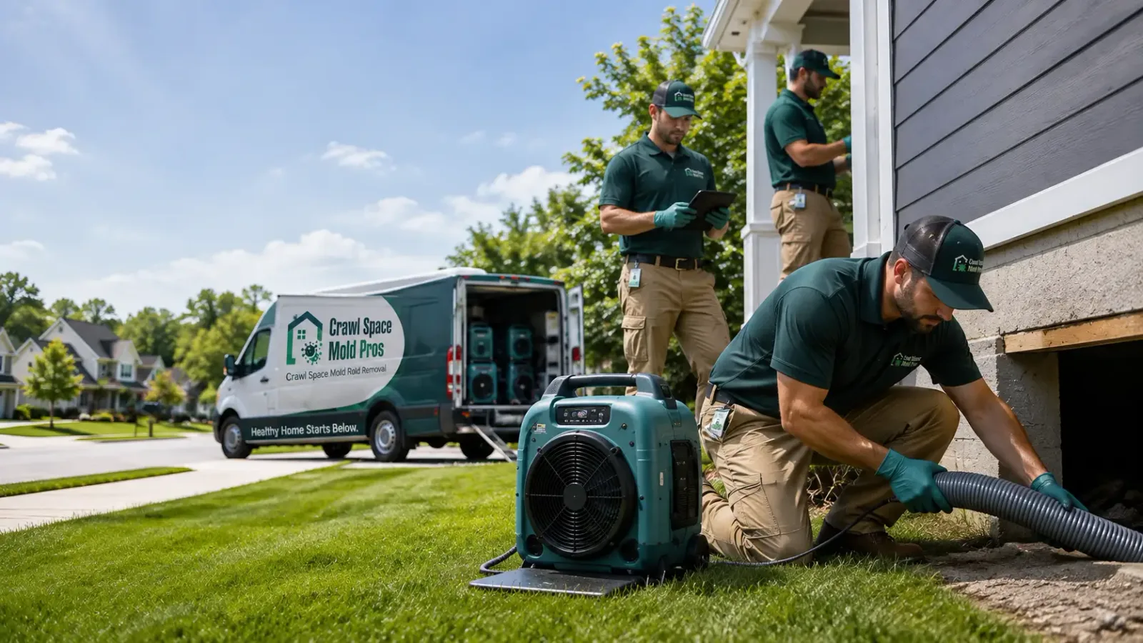 Crawl Space Mold Removal in Grandy, MN